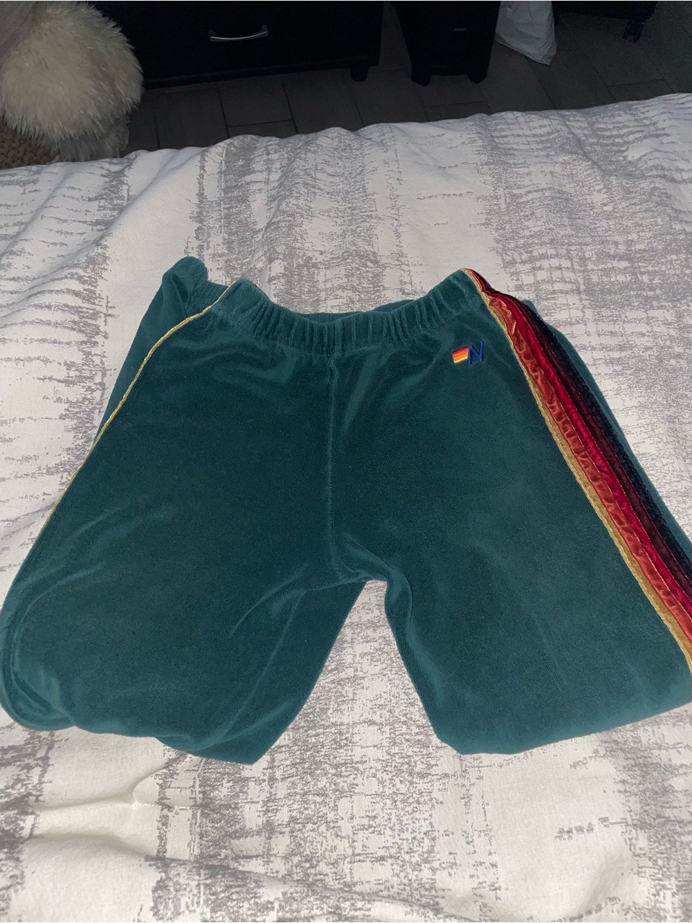 Aviator nation kids velvet pants